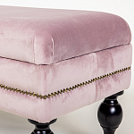 Мягкая банкетка с зоной для хранения Casket Dusty Rose варинант исполнения - 4 | Loft Concept в Воронеже