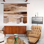 Тканый вручную монументальный настенный гобелен Earth Flow варинант исполнения - 4 | Loft Concept в Воронеже