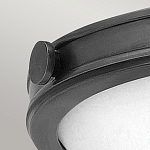 Потолочный светильник в форме неглубокой чаши с белым плафоном Hinkley варинант исполнения - 3 | Loft Concept в Воронеже