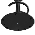 Барный стул вращающийся со спинкой и подлокотниками Douglas Rhombus Синий Велюр варинант исполнения - 7 | Loft Concept в Воронеже