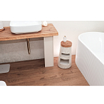 Керамический столик с деревянной столешницей "Пешка" варинант исполнения - 2 | Loft Concept в Воронеже