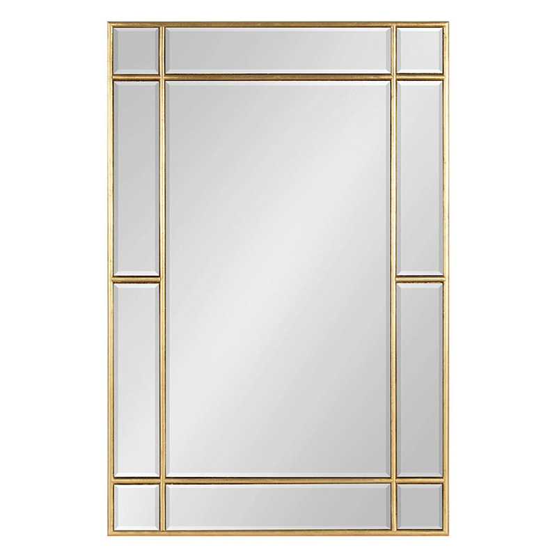 Зеркало настенное прямоугольное Mirror from Sections Черный Золотой Серебряный Зеркало настенное прямоугольное Mirror from Sections Черный Золотой Серебряный в Воронеже | Loft Concept