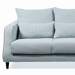 Диван Seldon с мягкими подушками голубое букле варинант исполнения - 4 | Loft Concept в Воронеже