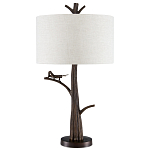 Настольная лампа с корпусом в виде ствола дерева с насекомым Twiglly варинант исполнения - 4 | Loft Concept в Воронеже