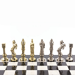Шахматы Ренессанс с доской из натурального мрамора Decorative Thematic Chess варинант исполнения - 2 | Loft Concept в Воронеже