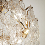 Люстра с декором из текстурированного стекла Textured Glass Chandelier 8 варинант исполнения - 4 | Loft Concept в Воронеже