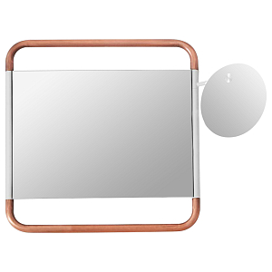 Настенное зеркало Copper White Square Functional Mirror