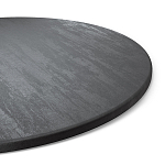 Стол обеденный с круглой столешницей черного цвета Harris Collection варинант исполнения - 3 | Loft Concept в Воронеже