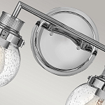 Бра для ванных комнат с прозрачным шарообразным плафоном из стекла с пузырьками на круглом основании Hinkley варинант исполнения - 20 | Loft Concept в Воронеже