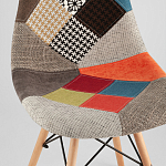 Стул с обивкой в технике пэчворк DSW варинант исполнения - 7 | Loft Concept в Воронеже