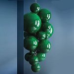 Люстра Grape Balls Зеленое стекло  варинант исполнения - 2 | Loft Concept в Воронеже