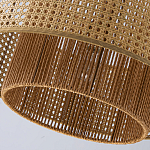 Подвесной светильник с абажуром из плтеного бамбука Light Inside the Cell варинант исполнения - 9 | Loft Concept в Воронеже