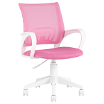 Офисное кресло с основанием из белого пластика Desk chairs Pink варинант исполнения - 1 | Loft Concept в Воронеже