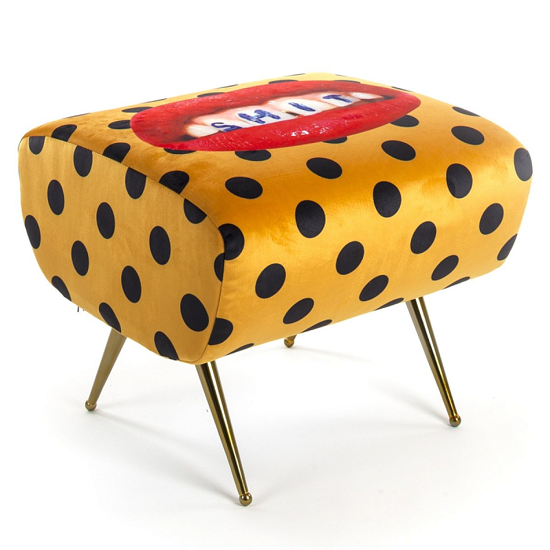 Оттоманка Seletti Pouf Shit Желтый Латунь в Воронеже | Loft Concept 