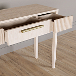 Элегантная Консоль Primo с выдвижным ящиком Светлый дуб варинант исполнения - 4 | Loft Concept в Воронеже