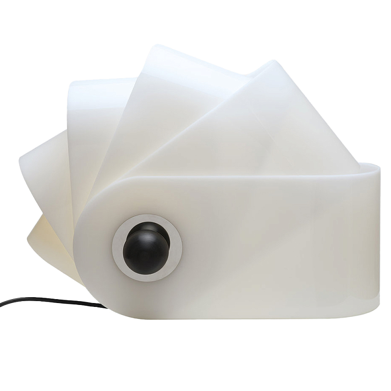 Настольная дизайнерская лампа Poltronova Ghepre Table Lamp Прозрачный белый Прозрачный красный в Воронеже | Loft Concept 