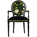 Стул с подлокотниками из бука с изображением птицы и цветов Blooming Birds варинант исполнения - 1 | Loft Concept в Воронеже