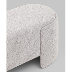 Банкетка Taks букле светло-серый варинант исполнения - 3 | Loft Concept в Воронеже