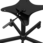 Стул с мягкой обивкой из велюра и подъемно-поворотным механизмом на колесиках Mason Green and Yellow варинант исполнения - 6 | Loft Concept в Воронеже