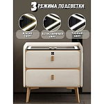 Умная прикроватная тумбочка c зарядкой для телефона Nightstand Smart варинант исполнения - 2 | Loft Concept в Воронеже