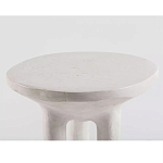 Дизайнерский журнальный стол белый на 3-х ножках в виде ступней African table варинант исполнения - 1 | Loft Concept в Воронеже