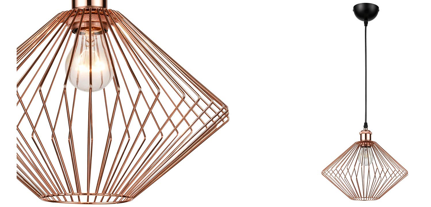 Подвесной светильник Loft Wire Cage pink gold Подвесной светильник Loft Wire Cage pink gold - Loft-Concept в Воронеже
