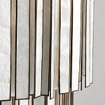 Потолочный светильник с подвесами из перламутра Unique Shine Effect варинант исполнения - 3 | Loft Concept в Воронеже