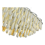 Люстра с подвесками в форме капель на серебристом каркасе Raindrop варинант исполнения - 4 | Loft Concept в Воронеже