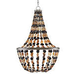 Люстра каплевидной формы с подвесками в виде декоративных бусин Flat Beads варинант исполнения - 2 | Loft Concept в Воронеже