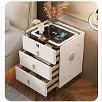 Умная прикроватная тумбочка c зарядкой для телефона Smart Furniture варинант исполнения - 5 | Loft Concept в Воронеже