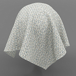 Мебельная ткань Шенилл голубой цвет 142 см T4-45 варинант исполнения - 9 | Loft Concept в Воронеже