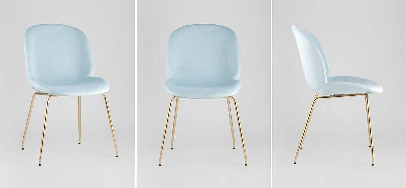 Стул Светло-Голубой Vendramin Chair Стул Светло-Голубой Vendramin Chair - Loft-Concept в Воронеже