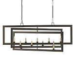 Люстра из пересекающихся прямоугольных элементов Intersecting Rectangles варинант исполнения - 2 | Loft Concept в Воронеже