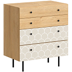 Комод с принтом на ящиках Elise Chest of Drawers варинант исполнения - 9 | Loft Concept в Воронеже