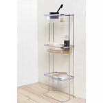 Полка напольная трехъярусная для ванной Bathroom Floor Shelf варинант исполнения - 1 | Loft Concept в Воронеже