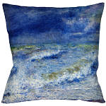 Подушка декоративная морской принт Impressionism in Art варинант исполнения - 1 | Loft Concept в Воронеже