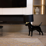 Лампа COLLECTION OF DOGS с абажуром Бультерьер варинант исполнения - 8 | Loft Concept в Воронеже