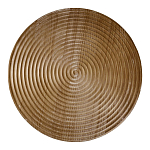 Журнальный столик с круглой фактурной столешницей из натурального дерева Vortex варинант исполнения - 2 | Loft Concept в Воронеже