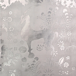 Обои ручная роспись в стиле Арт-деко Rateau Bas Relief on Tarnished Silver gilded paper варинант исполнения - 1 | Loft Concept в Воронеже