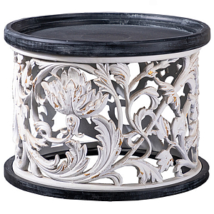 Кофейный стол Fleurette Provence Black White Side Table 63