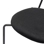 Стул с мягким сиденьем черный Stool Loft Black варинант исполнения - 7 | Loft Concept в Воронеже