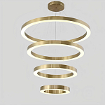 Люстра Light Ring Vertical Латунь варинант исполнения - 1 | Loft Concept в Воронеже