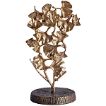 Статуэтка Metal Flowers Вrass Gold варинант исполнения - 1 | Loft Concept в Воронеже