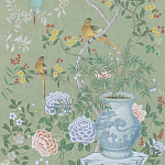 Обои ручная роспись Temple Newsam Mercury Grey варинант исполнения - 3 | Loft Concept в Воронеже