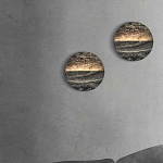 Бра в форме диска из керамогранита Eclipse of Celestial Bodies варинант исполнения - 5 | Loft Concept в Воронеже