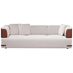 Трехместный диван Richmond с кожаной отделкой варинант исполнения - 1 | Loft Concept в Воронеже