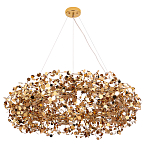 Люстра подвесная круглая с многочисленными металлическими круглыми элементами Terzani Argent варинант исполнения - 4 | Loft Concept в Воронеже