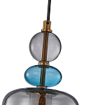 Подвесной светильник со стеклянным плафоном дымчатого цвета Prestige варинант исполнения - 4 | Loft Concept в Воронеже