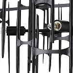 Люстра черная остроконечной формы Black Satin варинант исполнения - 2 | Loft Concept в Воронеже