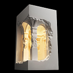 Встраиваемый в стену гипсовый светильник под покраску с колоннами и арками в античном стиле Antiquity Athena варинант исполнения - 7 | Loft Concept в Воронеже